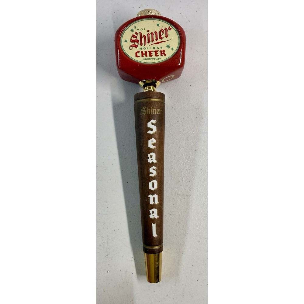 Shiner Seasonal Cheer Beer Tap Handle 12" Christmas